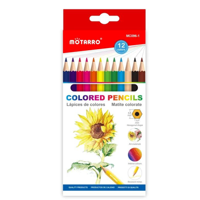 12Pcs Colored Pencils